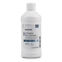 McKesson Antiseptic Skin Cleanser 16 fl. oz. Flip-Top Bottle 4% Chlorhexidine Gluconate / Isopropyl Alcohol